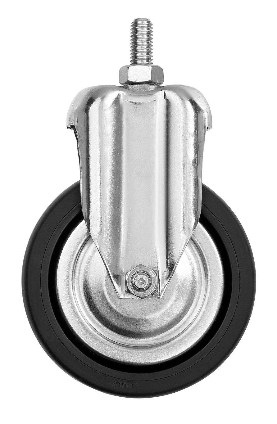 Bartscher Lenkrollen 4TKM | Lenkrollen: 2 Rollen,2 Lenkrollen mit Feststellern | Maße: 6 x 14 x16,0 cm. Gewicht: 1,9 kg