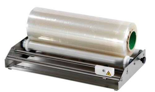 SARO Manueller Abroller Modell LSI460 Made in Europe - Material: Edelstahl / Kunststoff - Für Lebensmittelfolie bis 460 mm - Einfache und