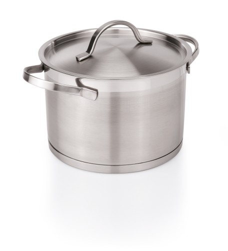 Fleischtopf mit Deckel KOCHGESCHIRR SERIE 5400. Chromnickelstahl, › geeignet für alle