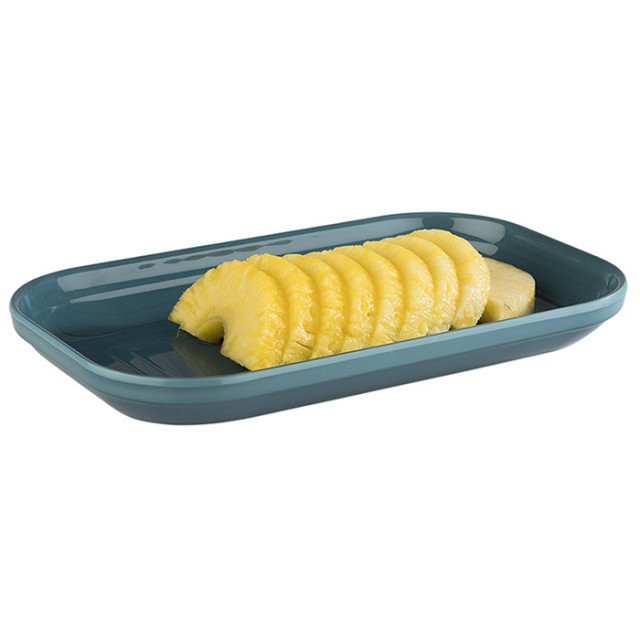 APS GN 1/4 Tablett -EMMA-, 26,5 x 16,2 cm, H: 3 cm, Melamin, türkis