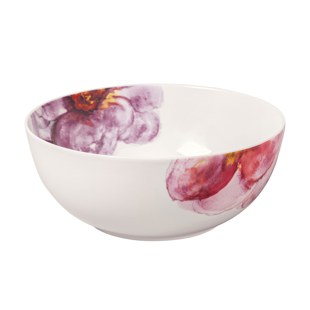 Villeroy und Boch Schüssel rund - Maße: 23 x 23 cm / Inh.: 230 L / Ser.: Rose Garden