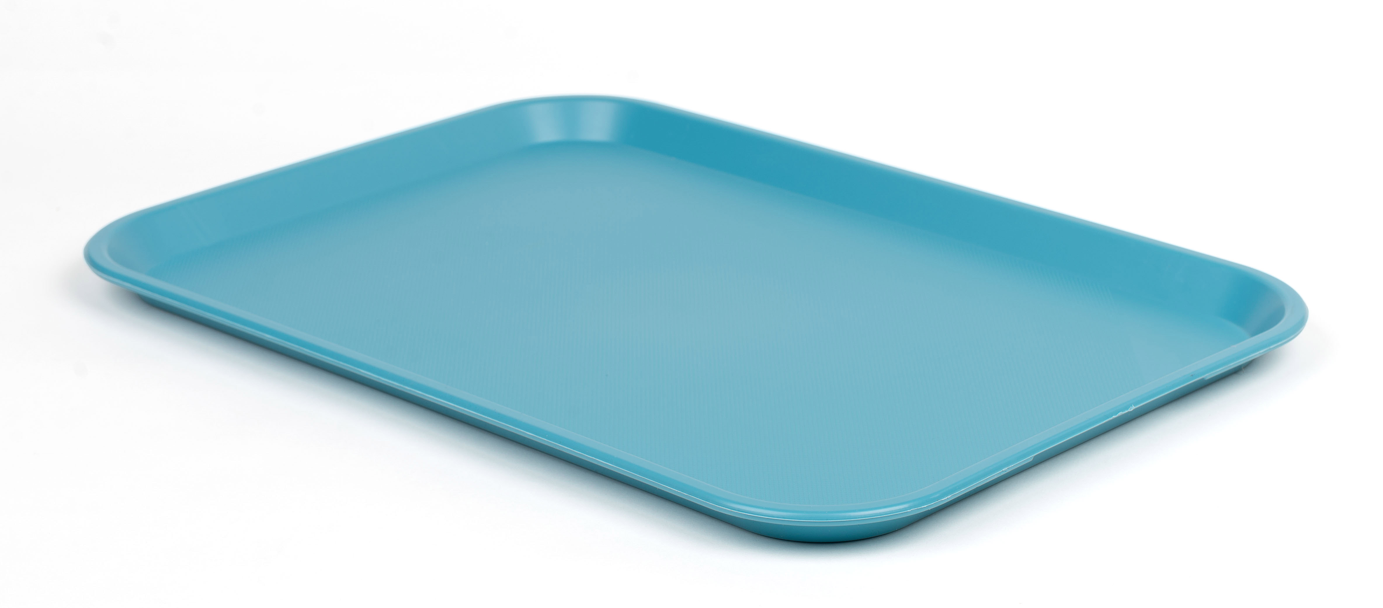 ARAVEN Fast Food-Tablett 530x370mm aus Polypropylen zum Servieren von Speisen, hellblau