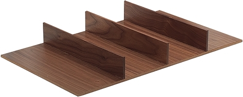 Schönwald Scenario GN Besteckeinsatz 1/1 braun (Holz), Nenngröße: 50x30, Ø 503x298mm