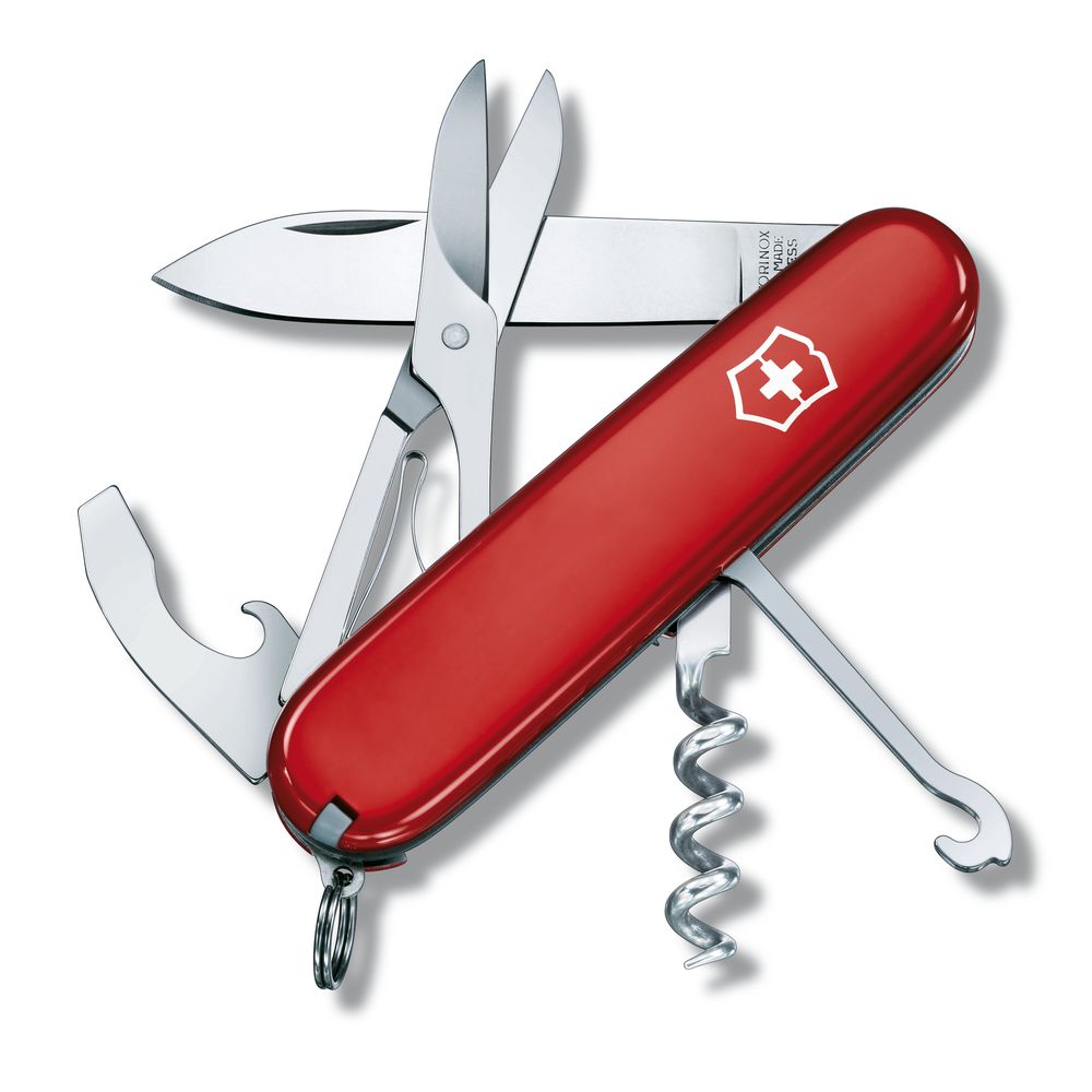 Victorinox Offiziersmesser, Compact, rot