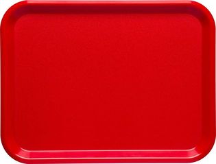 Roltex Tablett Nordic aus ABS-Kunststoff, 36 x 28 cm, rot