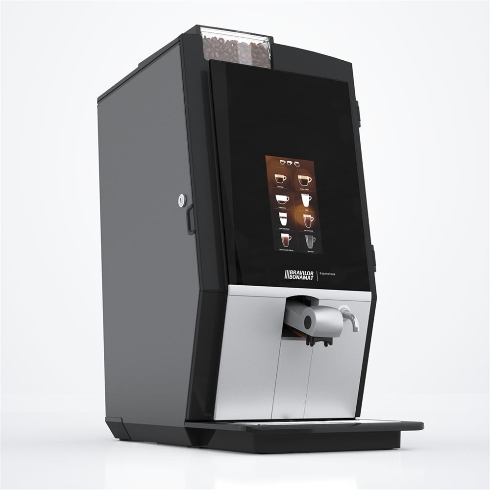 BONAMAT Kaffeevollautomat Esprecious 12, vollautomatische Spezialitätenkaffeemaschine, auch für diverse andere Heißgetränke, Touchscreen