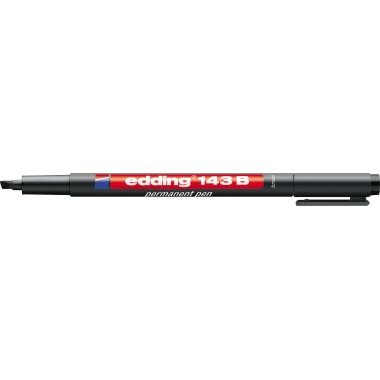 edding Folienstift 143 B 1-3mm schwarz nicht dokumentenecht