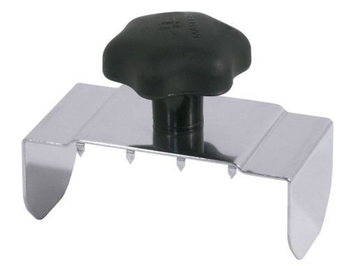 Restehalter zu Gemüsehobel Mandoline aus Edelstahl 18/10, Schnittstärke justierbar, geriffelte und glatte Klinge, inkl. drei