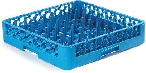 Carlisle Tellerkorb, 50x50 cm, blau, Innenhöhe 8,1 cm, Außenhöhe 10,1 cm 5,0cm Finger Länge