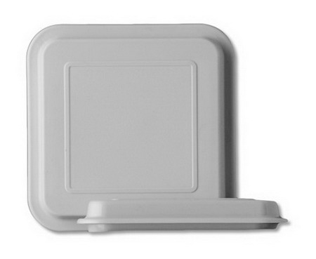 Kunststoffdeckel für Schale FUNKTION, 11 x 11 cm, eckig, grau