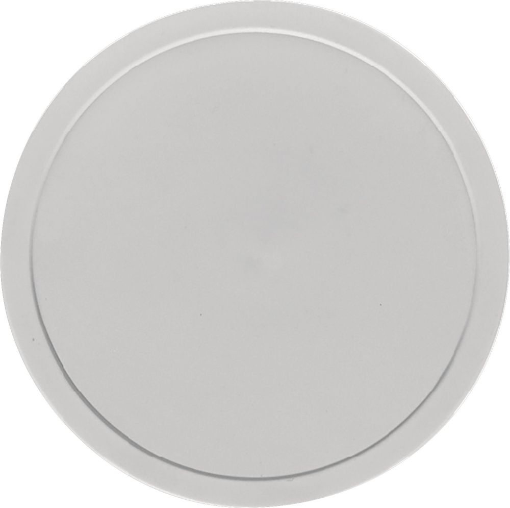 BAUSCHER kunststoffdeckel Deckel grau flach htp Ø 128 mm