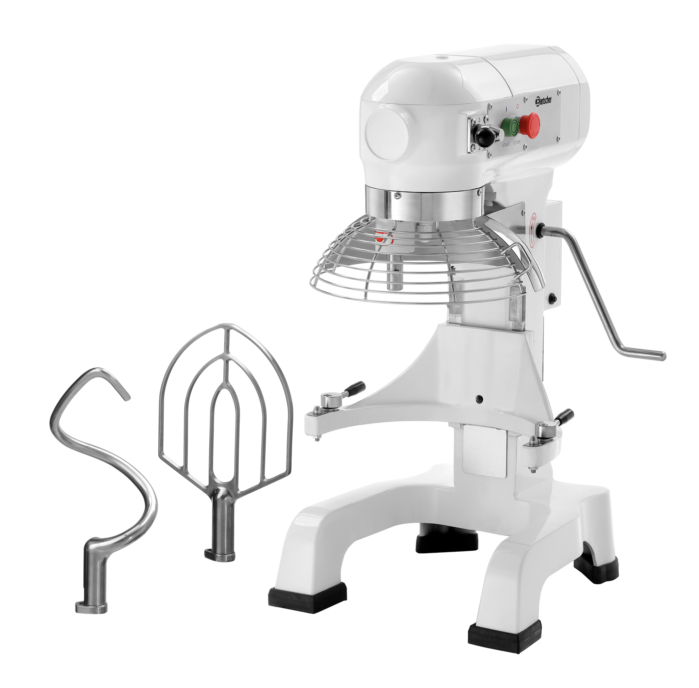 Bartscher Planetenrührmaschine 9kg/30L AS |Motorschutz: Ja | Maße: 47 x 53 x 85,5 cm.Gewicht: 81,4 kg