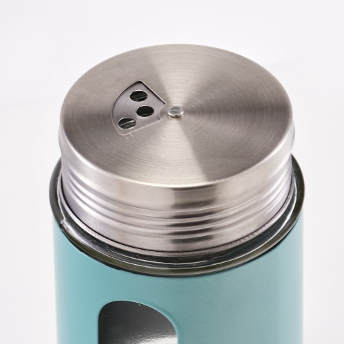 Gewürzstreuer, Glas/Metall, eukalyptus. Ø: 72 mm. Höhe: 115 mm.