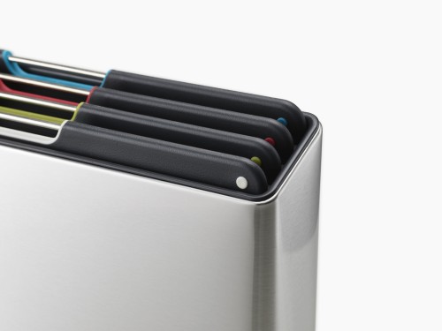 Joseph Joseph Folio Steel 4-teiliges Schneidebrett-Set – Edelstahl