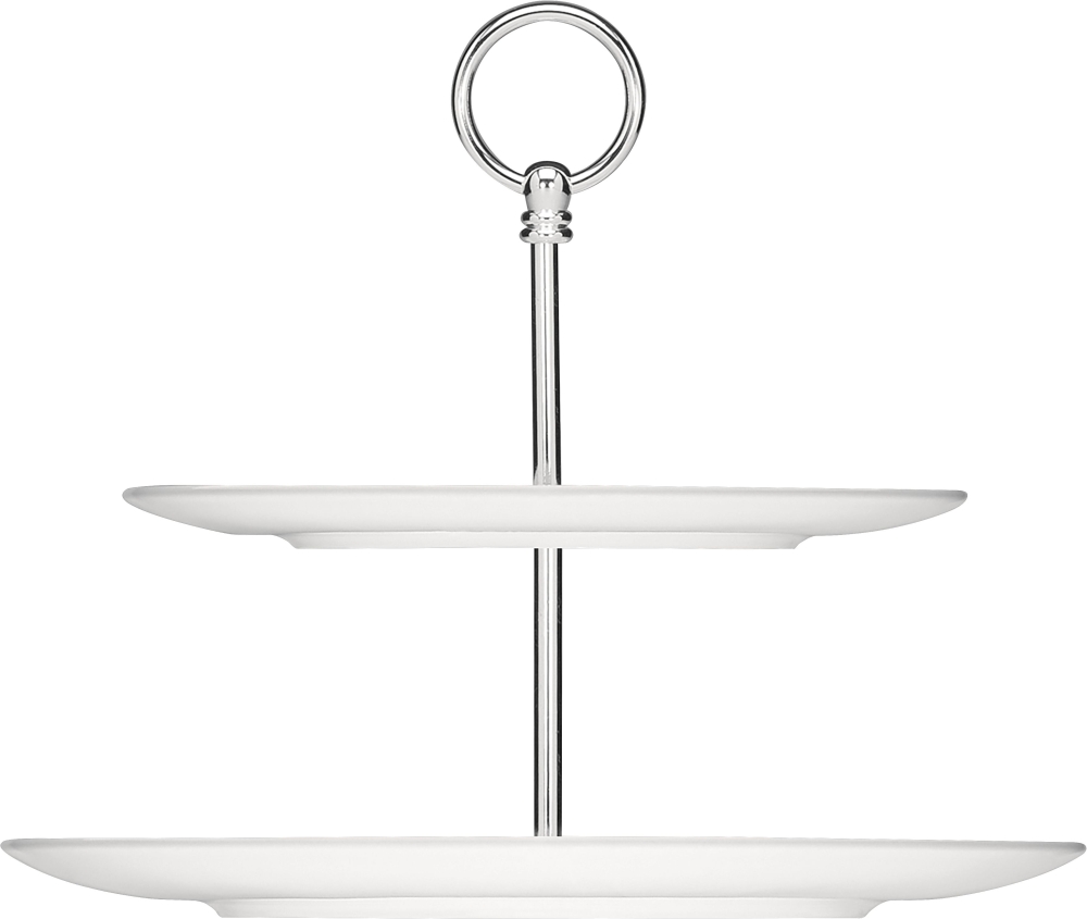 BAUSCHER options Etagere Teller flach coup 2-fach