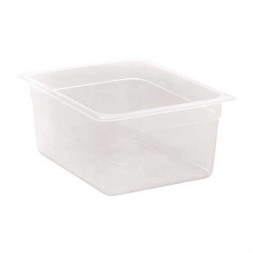 Cambro Polypropylen GN 1/2 Behälter 150mm. Ein ökonomischer Behälter für den Gebrauch mit Arbeitstischen, Regalwagen