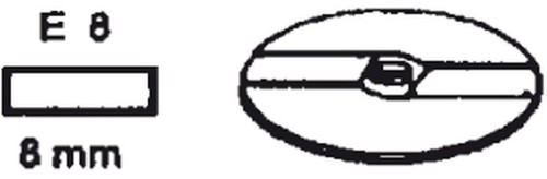 NEUMÄRKER Schneidscheibe E 8 für Multi-Gemüse-Schneider