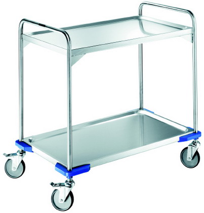 BLANCO-Transportwagen mit 2 Borden Außenmaße Transportwagen: 1000 x 650 x 950 mm