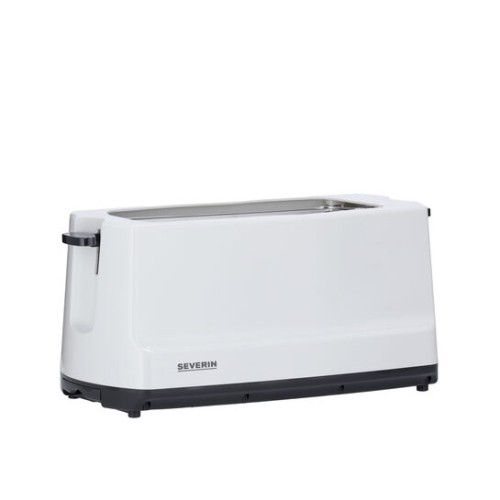 Severin Langschlitztoaster, ca. 1400 W, 4 Scheiben, integrierter Brötchen-Röstaufsatz, Defroster-Stufe - Aufwärm-Stufe -