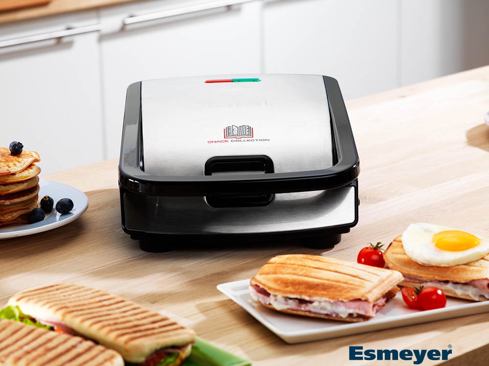 Sandwich- und Waffeleisen SNACK COLLECTION von Tefal. Erweiterbar um Platten für Panini, Teigtaschen, Küchlein, Donuts u. v. a.