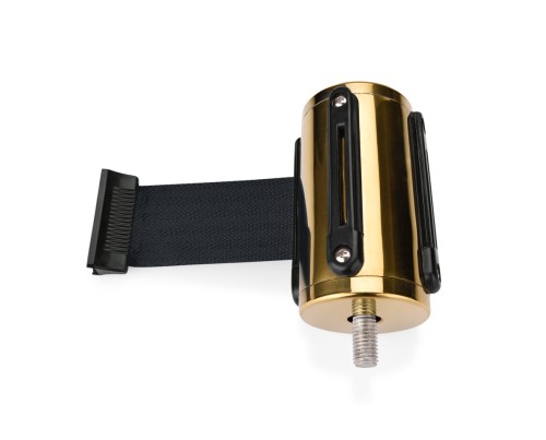 Einzelgurtband PERSONENLEITSYSTEM SERIE HIGHFLEX. Edelstahl, goldfarben, › Gurtanschlüsse