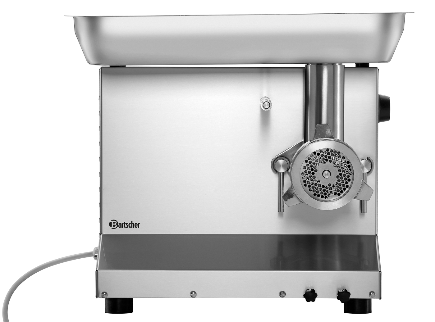 Bartscher Fleischwolf FW200 | Spannung: 230 V |Maße: 50 x 43,5 x 44,5 cm. Gewicht: 32 kg