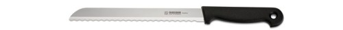 Brotmesser 19 cm, Wellenschliff, schwarz Giesser - Made in Germany