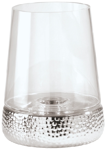 Sambonet Home Design Glas konisch Windlicht 15x20 cm