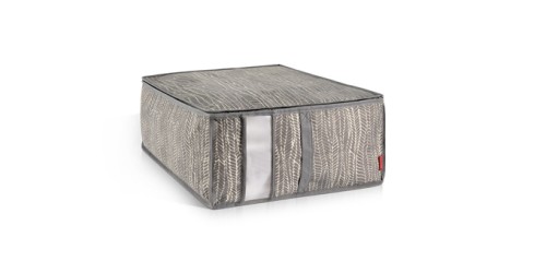 Schutzhülle für Bettwäsche FANCY HOME 40 x 52 x 20 cm, cappuccino