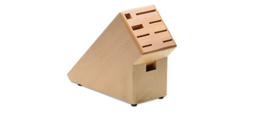 Messerblock Buche hell, leer Giesser