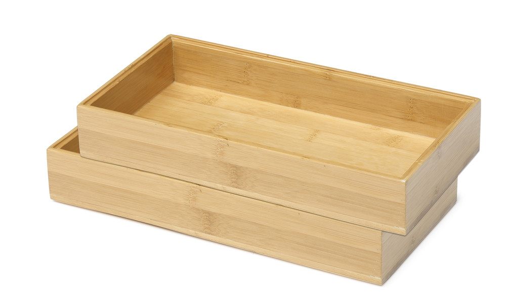 DUNI Tablett Multi 30x15cm Natural Bambus