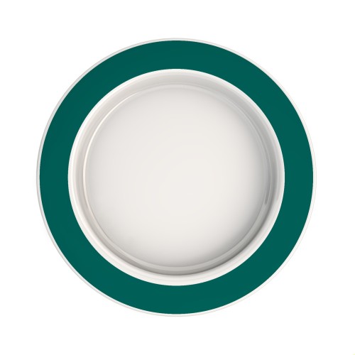 Ornamin Teller 921, Ø27cm Rand petrol