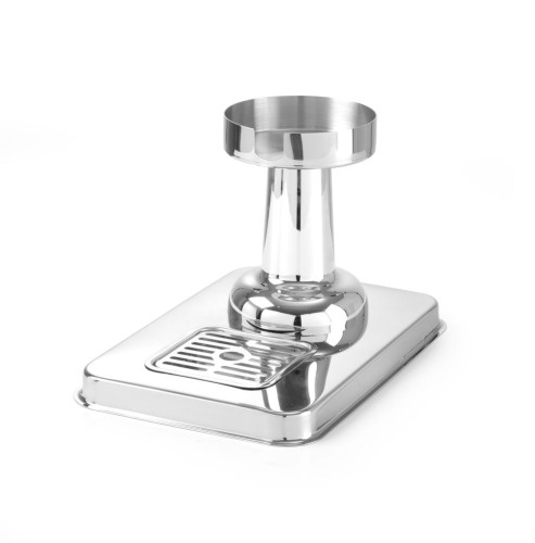 Saftspender 3 Liter mit Eiszylinder zum Abkühlen. Einfach zu reinigen mit Tropfschale.