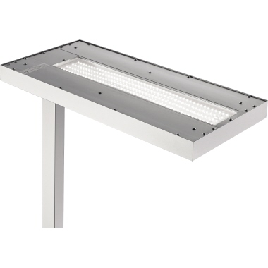 ALCO Stehleuchte 35.000h 30W A+ LED aluminium/silber, mittlere Nennlebensdauer: 35.000 h, Lampenleistung: 30 W,