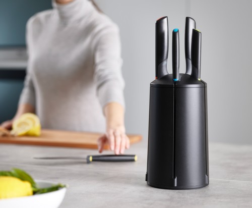 Joseph Joseph Elevate - 5-teiliges Messer-Set inkl. Messerblock - Edelstahl