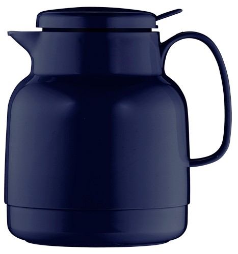 Helios Isolierkanne Mondo Push 1,0 l dunkelblau