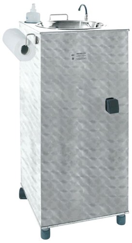 NEUMÄRKER Mobiles Handwaschbecken I 400x400x960 mm