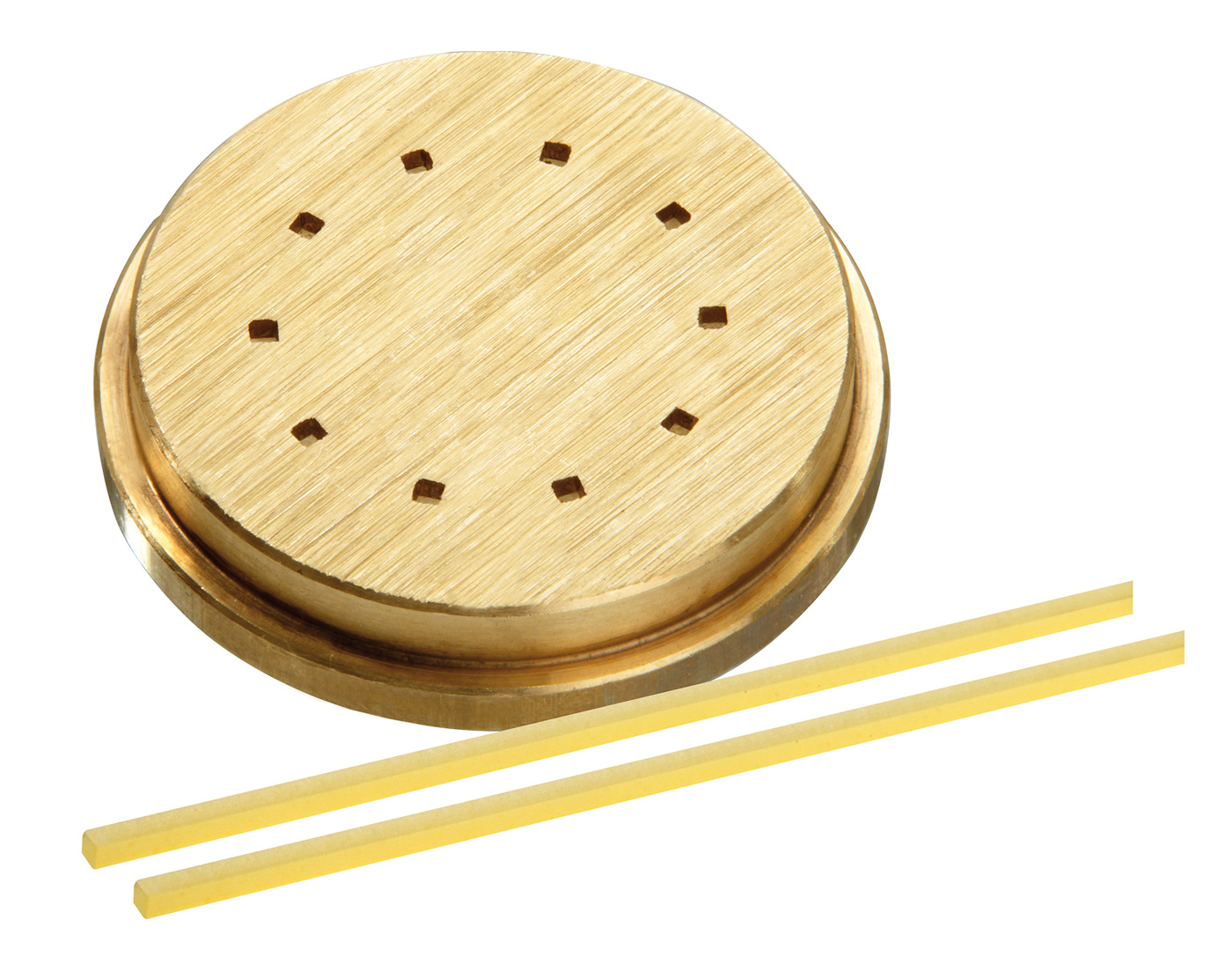 Bartscher Pasta Matrize für Spaghetti 2x2mm | Pasta-Größe: 2 x 2 mm | Maße: 5,5 x 5,5 x 10 cm. Gewicht: 0,17 kg