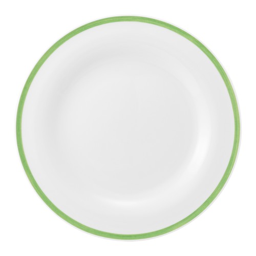 Seltmann Teller flach 28 cm, rund, Form: Community, Dekor: 57394 Pinselband 7, hohe Kantenschlagfestigkeit, Made in Germany