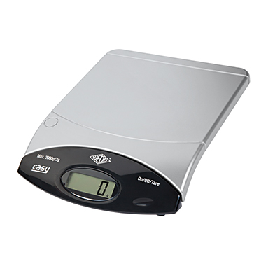 WEDO® Briefwaage easy 4 g - 2kg ohne Netzanschluss silber/schwarz