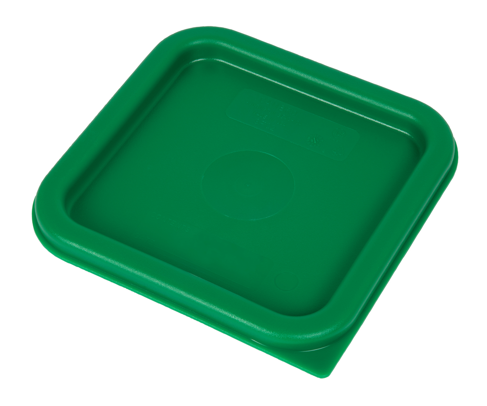 Cambro Deckel für Lebensmittelbehälter grün. Passt auf 1,9L und 3,8L Behälter. Passt auf quadratische 1,9L und 3,8L Behälter.