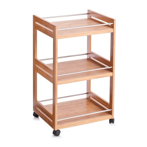 Zeller Bad-Rollwagen, Bamboo/Metall