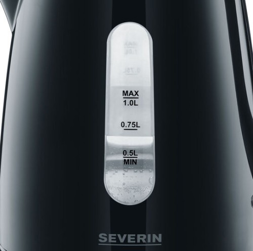 Severin Wasserkocher, ca. 2200 W, ca. 1,0 L, 360° central-cordless-system, abwaschbarer Kalkfilter