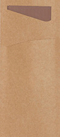 DUNI SACCHETTO 190x85mm EcoEcho/Serv.chestnut 100 Stück