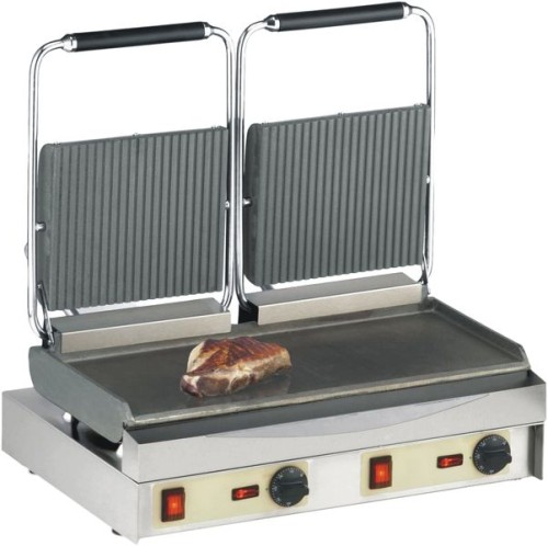 NEUMÄRKER Eco Kamtschatka-Grill - oben geriffelt/unten glatt ohne Digitaltimer 585x400x230/590 mm