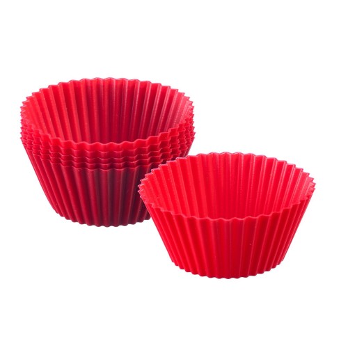 Westmark 6 Silikon Muffinformen, ø 7 cm, rot