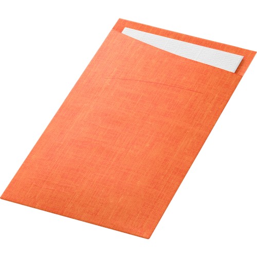 Duni Duni Sacchetto® Dunisoft® 11,5 x 23 cm Sun Orange, 240 Stk/Krt (4 x 60 Stk)