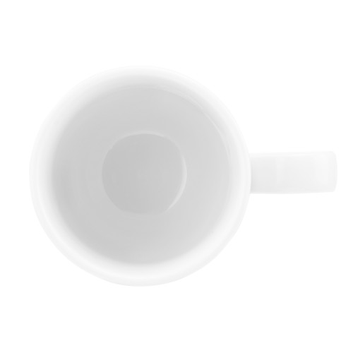 Seltmann Becher mit Henkel 0,38 l M5389, rund, Form: Coup Fine Dining, weiss, hohe Kantenschlagfestigkeit, Made in Germany