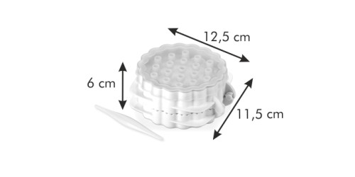 Former gefüllt.GebäckGitterdek.DEL.3Mot.