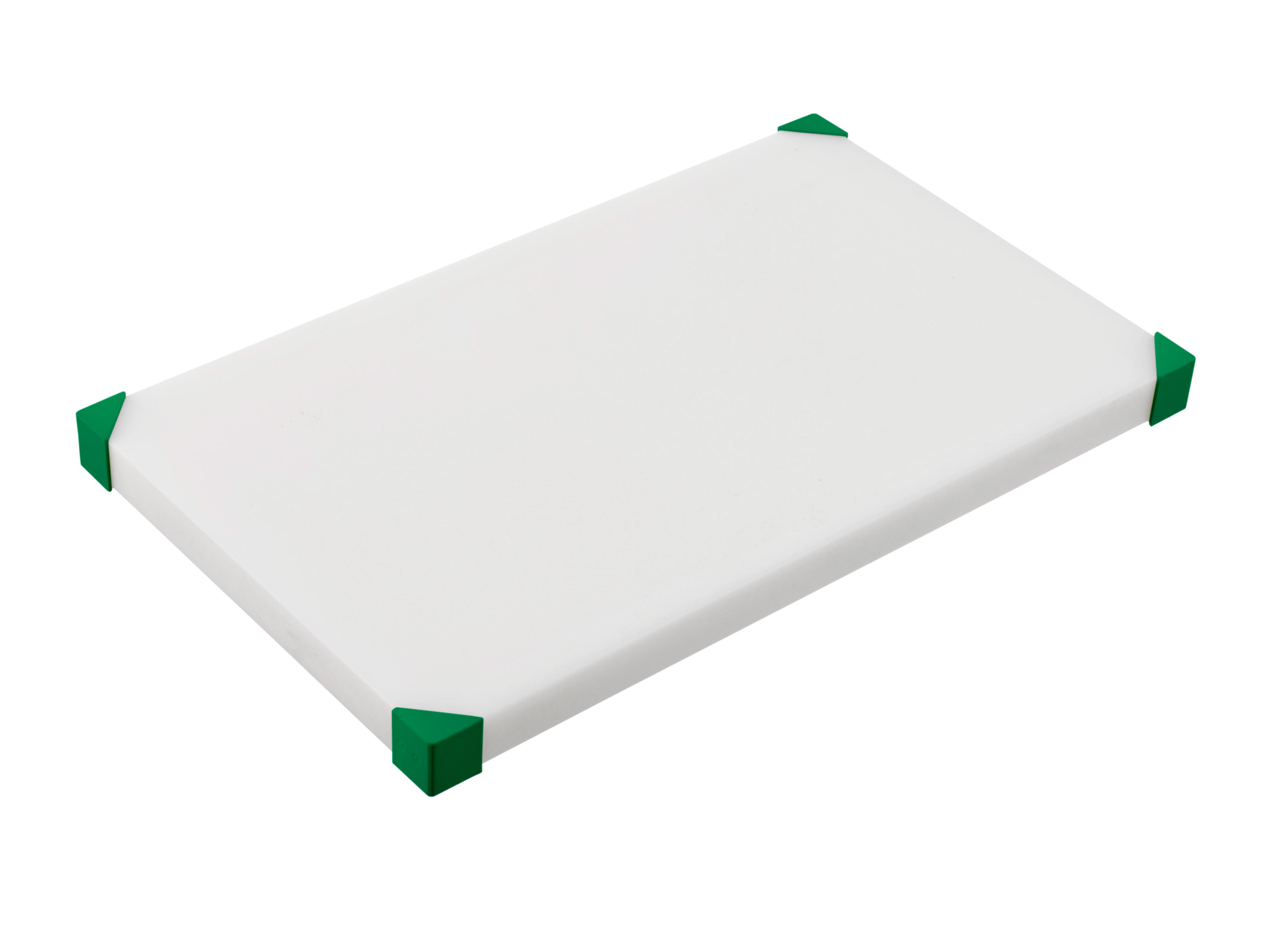 ARAVEN Schneidebrett rutschfest mit den Abmessungen 504x304x34mm, grün